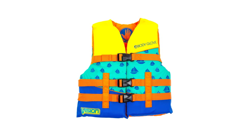 Body Glove Vision Type III Youth Nylon USCGA PFD - Orange 5D650B40, Youth, Orange, 18253Y-ORG-YOUTH