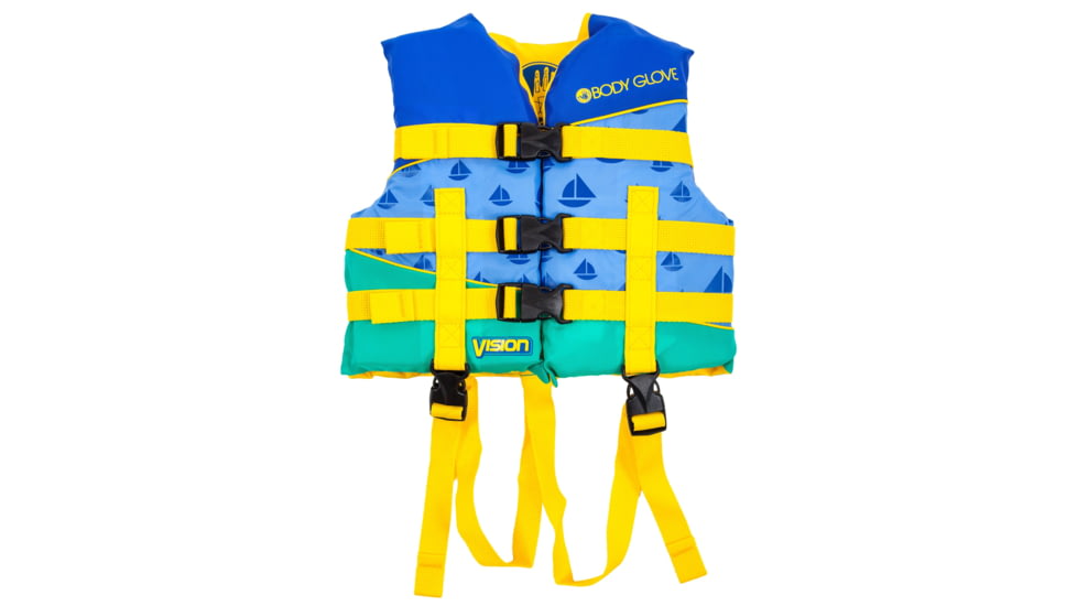 Body Glove Vision Type III Child Nylon USCGA PFD - Blue 49B7B664, Child, Blue, 18253C-BLU-CHILD