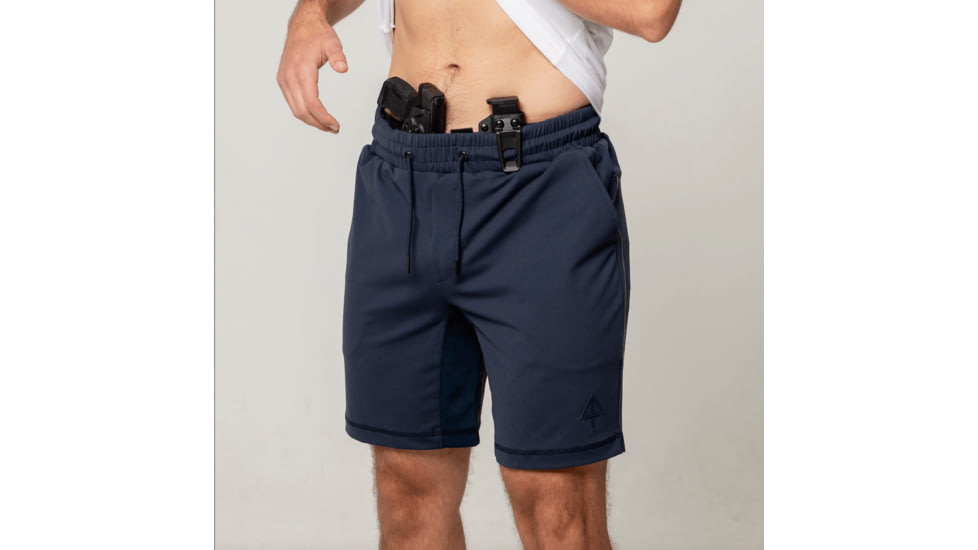 Crucial Concealment Carrier Shorts 8 - Navy Blue 8B0D6EC3, No Belt, S, FF004021