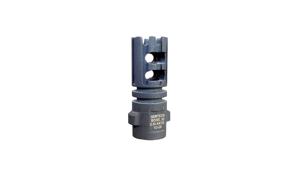 Gemtech 5.56mm Muzzle Brake 1/2-28 Thread 845F45B7, MO12152