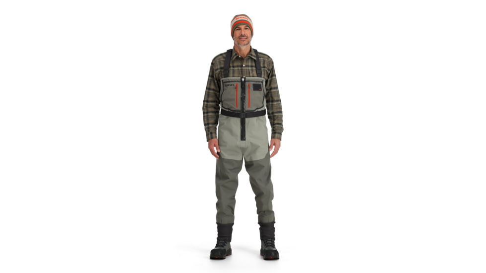 Simms Fishing Products Freestone Z Stockingfoots Waders - Mens, Smoke, Regular, M King 9-11, 13883-040-37