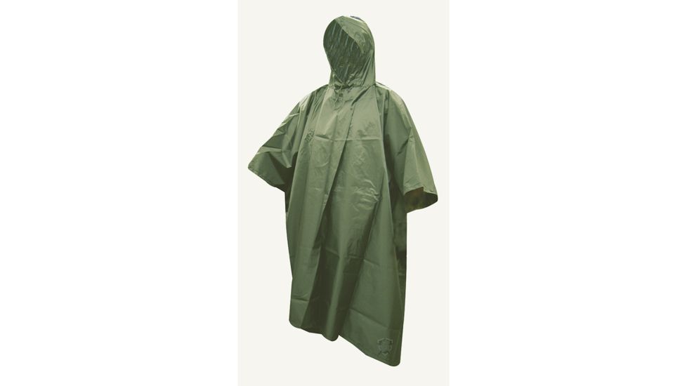 5IVE STAR GEAR One Size Nylon Poncho, OLIVE DRAB GREEN, ONE SIZE 3103000