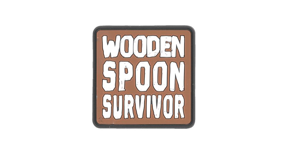 5IVE STAR GEAR Wooden Spoon Morale Patch, 2.5in x 2in, 6696000