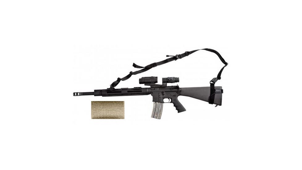 5.11 Tactical VTAC One Size Fits All Two-Point Sling, No Padding, Sandstone 59120-328-1 SZ