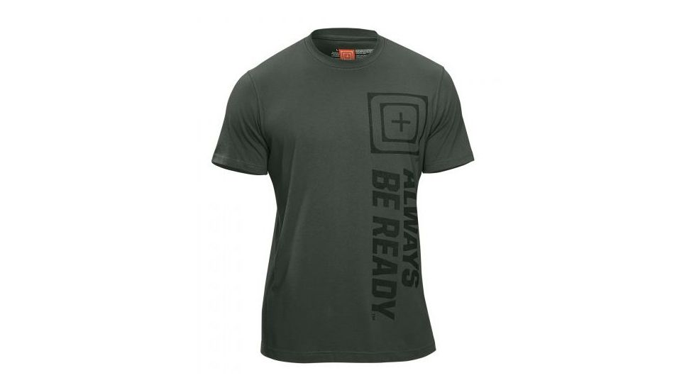 5.11 Tactical Recon ABR Logo T Shirt - Gunsmoke - M 41186A-067-M