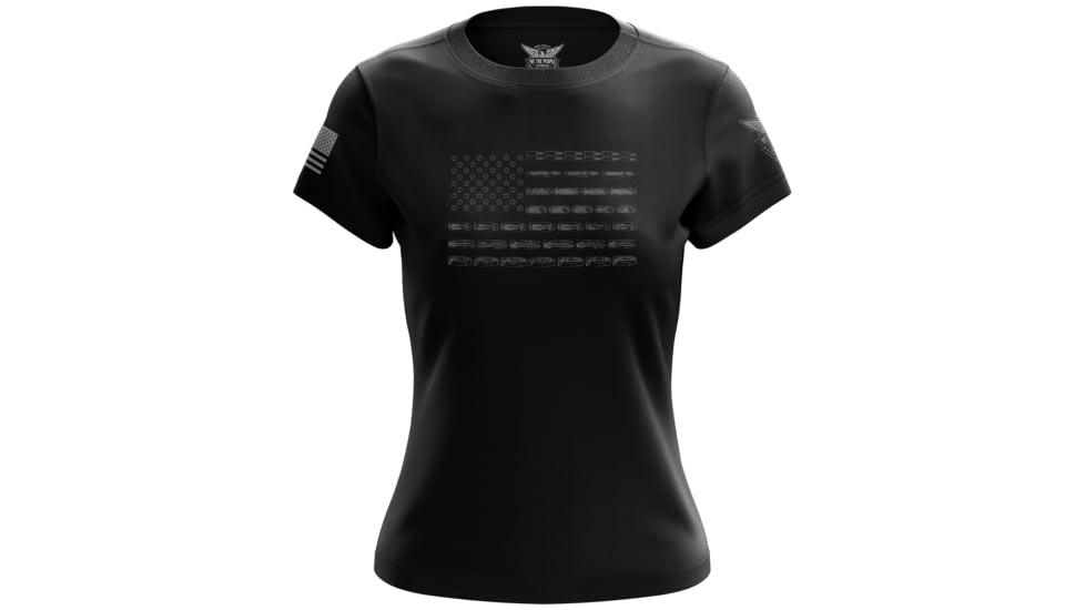 Wethepeopleholsters.Com Bullet Flag Womens Short Sleeve Shirt, bullet-flag-womens-short-sleeve-shirt