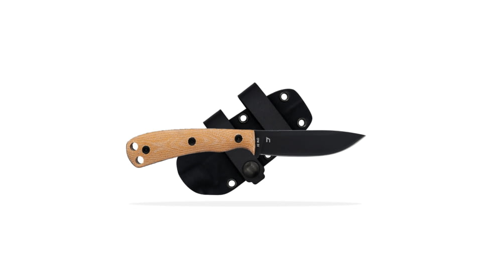 Shield Arms SKT ASCENT KNIFE - BROWN BURLAP, DROP POINT, PLAIN EDGE, 3.6 BLADE, MICARTA HANDLE B8AC523C, QSSKTASCREGDLCBRNBUR