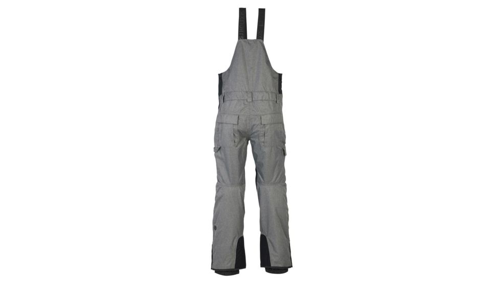 686 Hot Lap Insulated Bib - Mens, Grey Melange, Small, L9W212-GRY-S