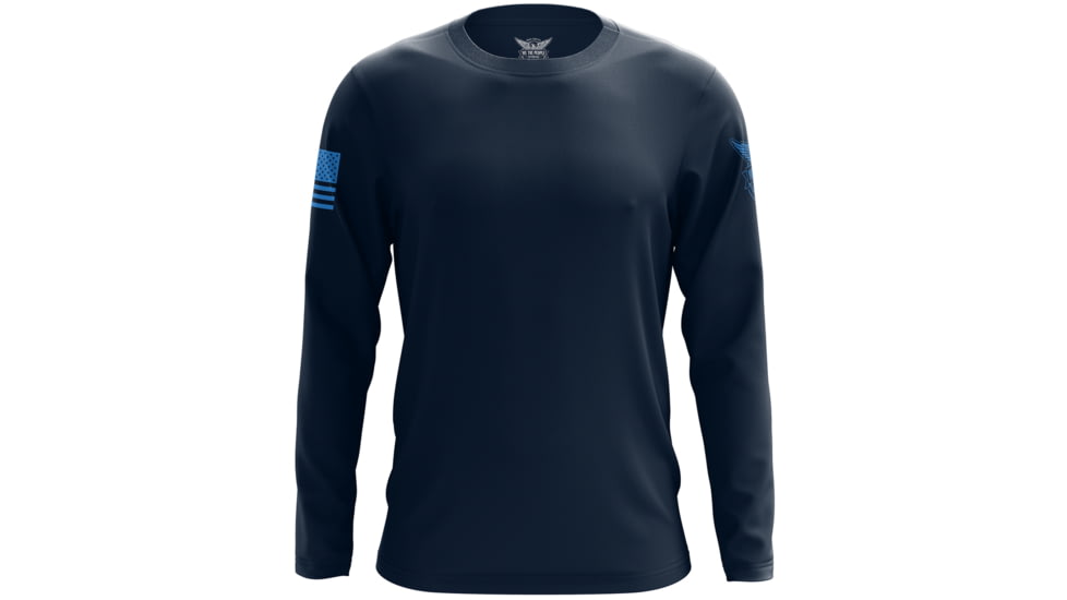 We the People Holsters Basic - Navy Blue + Steel Blue Long Sleeve Shirt 6E16CA49, 6922420617314