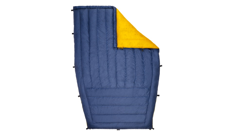 Featherstone Featherstone Moondance 25 Top Quilt Sleeping Bag Alternative Renewed C8CF88B1, MOONTQ-850R-B NAVY/GOLD