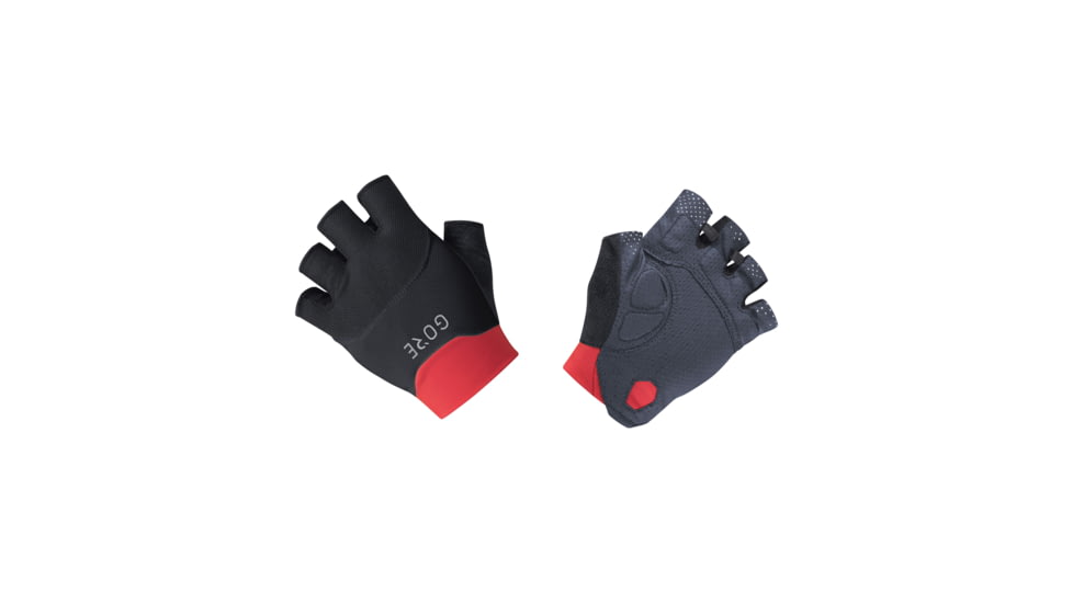 GOREWEAR C5 Short Finger Vent Gloves in Black/Hibiscus Pink Medium 669F971E, 100492-99AK-7