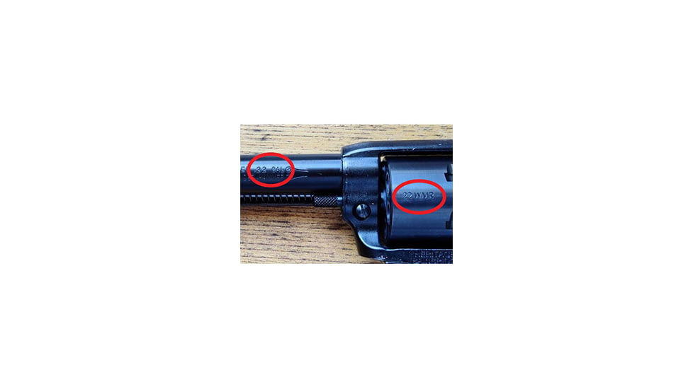 .22 Caliber Barrel, .22 WMR Cylinder