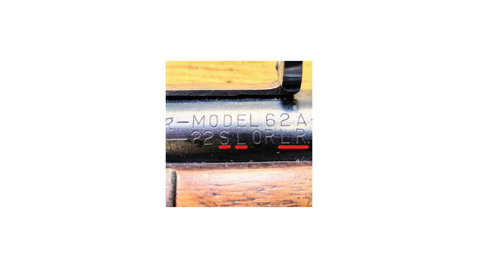 Gallery Gun Marked for .22 Short (S), .22 Long (L), and .22 Long Rifle (LR)