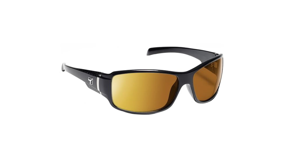 7 Eye Active Lifestyle Sunglasses Cody ColorAmp Copper NXT Lens, Blk Tort Frame, M-L, Men 425526