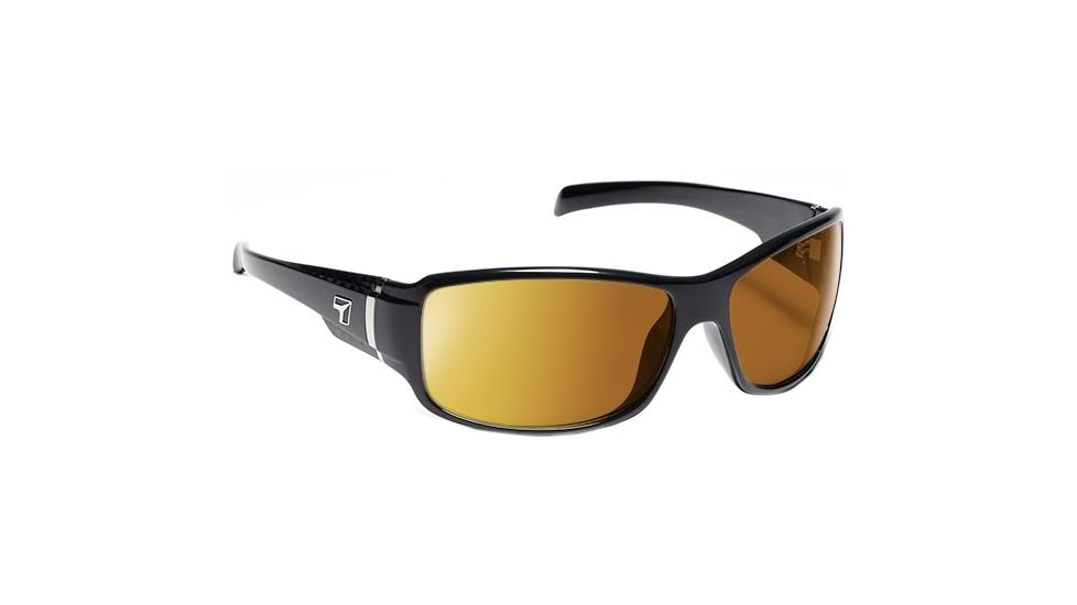 7 Eye Active Lifestyle Sunglasses Cody, SharpView Copper PC Lens, Black Tortoise Frame, M-L, Men, 425542