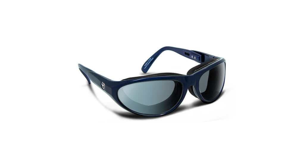 7 Eye Air Shield Diablo Sunglasses,Photochromic Day Night Eclypse Lens,Midnight Blues Frame,M-L 173817