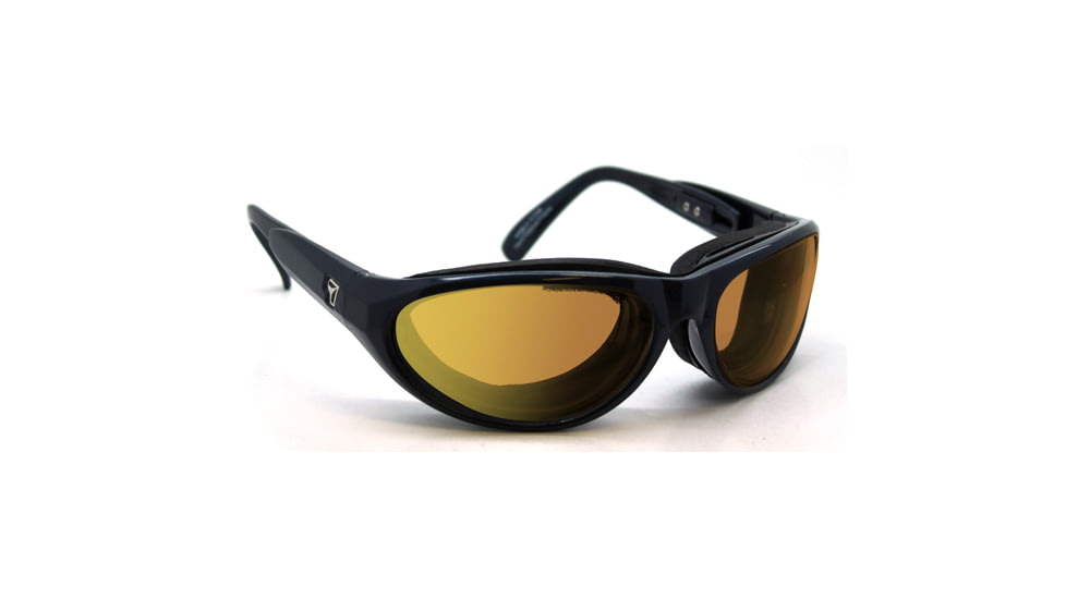 7 Eye Air Shield Diablo Sunglasses,SharpView Copper Lens,Midnight Blues Frame,M-L 173842