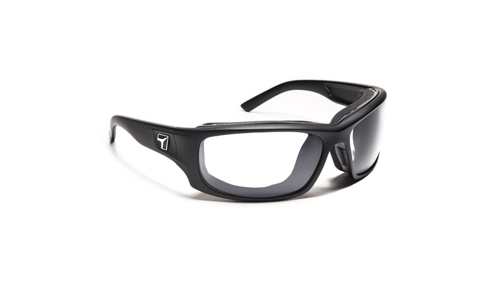 7 Eye Panhead Single Vision Prescription Sunglasses, Matte Black Frame, 260140SV