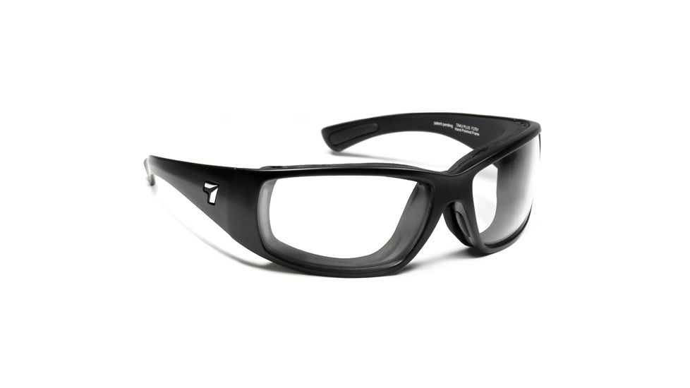 7 Eye Taku Plus Bifocal Prescription Sunglasses, Glossy Black Frame, 270540BI