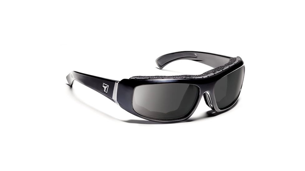 7 Eye Bali Glossy Black SharpView Gray Sunglasses 180541