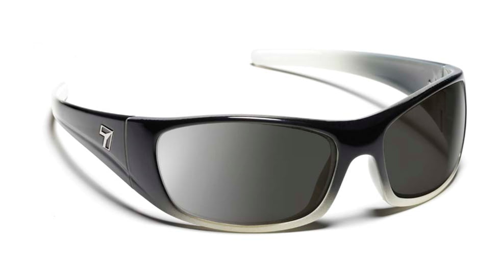 7 Eye Blake Active Sunglasses, Black Fade Frame, SharpView Gray Lens 835846