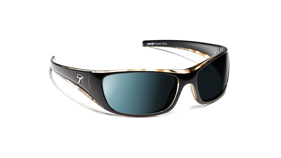 Blake/ SharpView Polarized Gray, Black Tortoise Frame Male Sunglasses, S-M