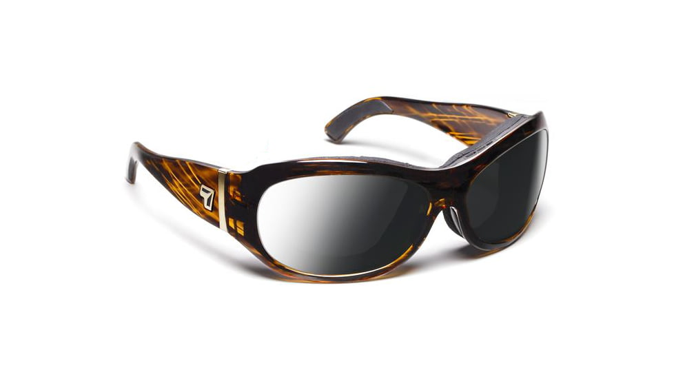 7 Eye Briza Sunglasses, DARKshift Extra Dark Photochromic Lens, Sunset Tortoise Frame, M-L 310616