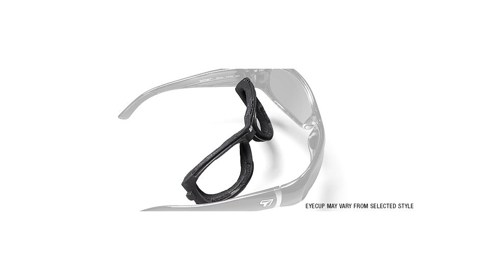 7 Eye Panhead Removable Eyecup Replacement,Black F260105