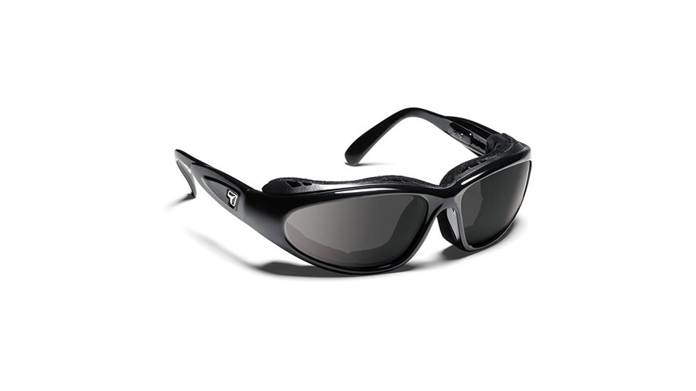 7 Eye Cape- SharpView Glossy Black Sunglasses, S-L 190542