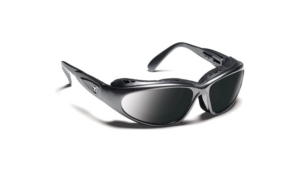 7 Eye Cape Sunglasses, DARKshift Extra Dark Photochromic Lens, Charcoal Frame, S-L 190316