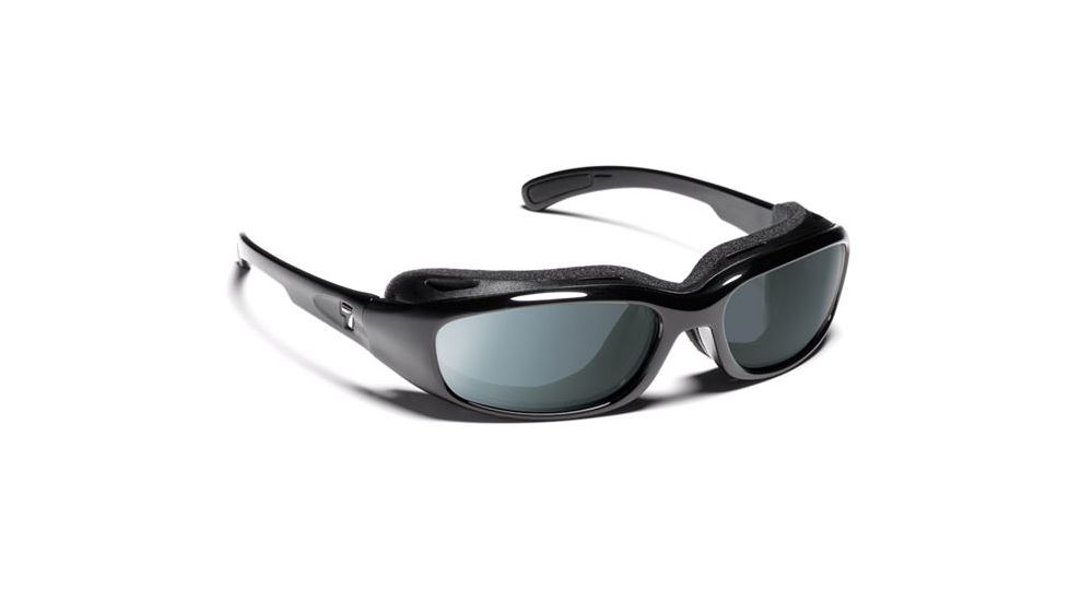 7 Eye Churada AirShield Sunglasses,Matte Black Frame,Photochromic Day Night Eclypse Lens,S-M 160117