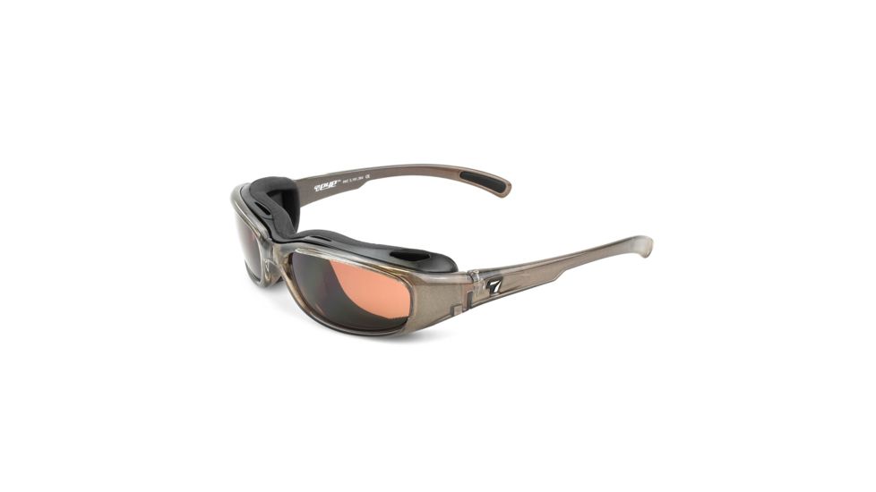 7 Eye Churada Sunglasses, Brown Crystal Frame, Sharp View Copper Lens 164442
