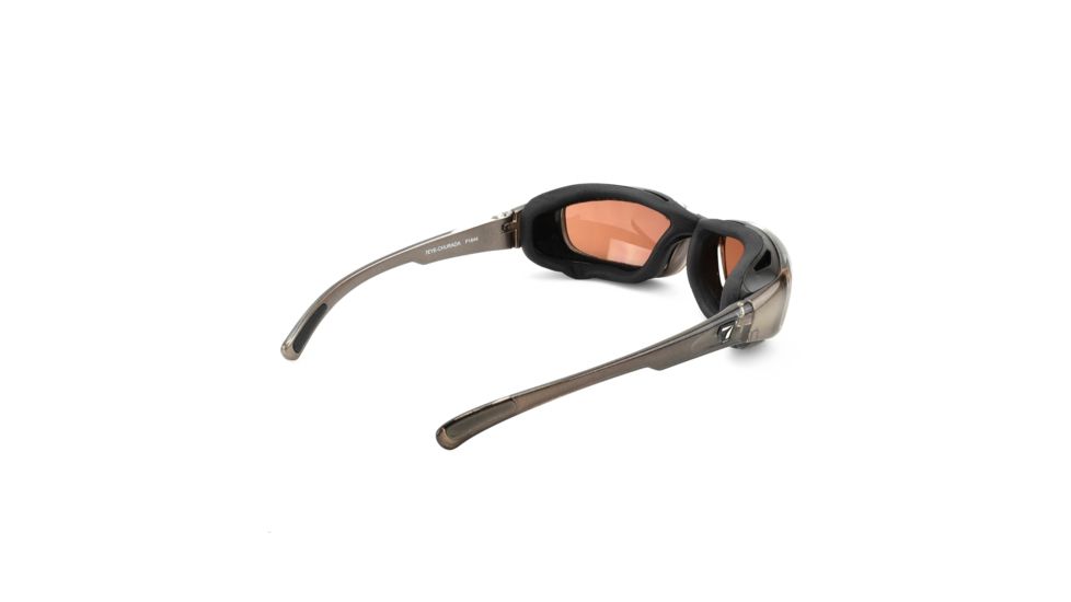 7 Eye Churada Sunglasses, Brown Crystal Frame, Sharp View Copper Lens 164442