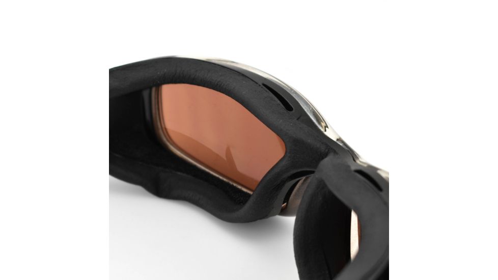 7 Eye Churada Sunglasses, Brown Crystal Frame, Sharp View Copper Lens 164442