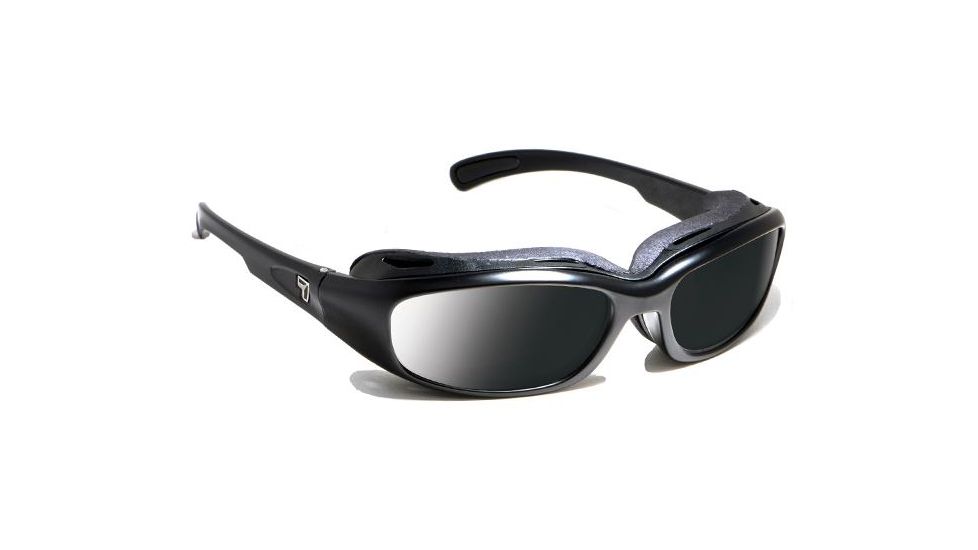 7 Eye Churada Sunglasses, DARKshift Extra Dark Photochromic Lens, Matte Black Frame, S-M 160116