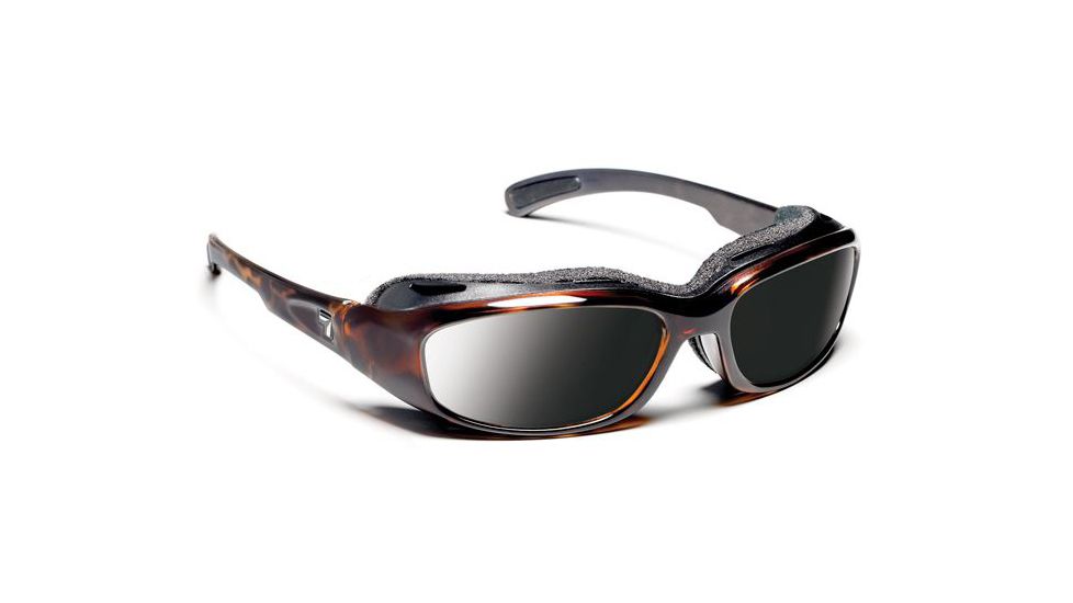 7 Eye Churada Sunglasses, DARKshift Extra Dark Photochromic Lens, Dark Tortoise Frame, S-M 160616