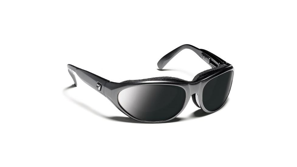 7 Eye Diablo Sunglasses, DARKshift Extra Dark Photochromic Lens, Charcoal Frame, M-L 170316