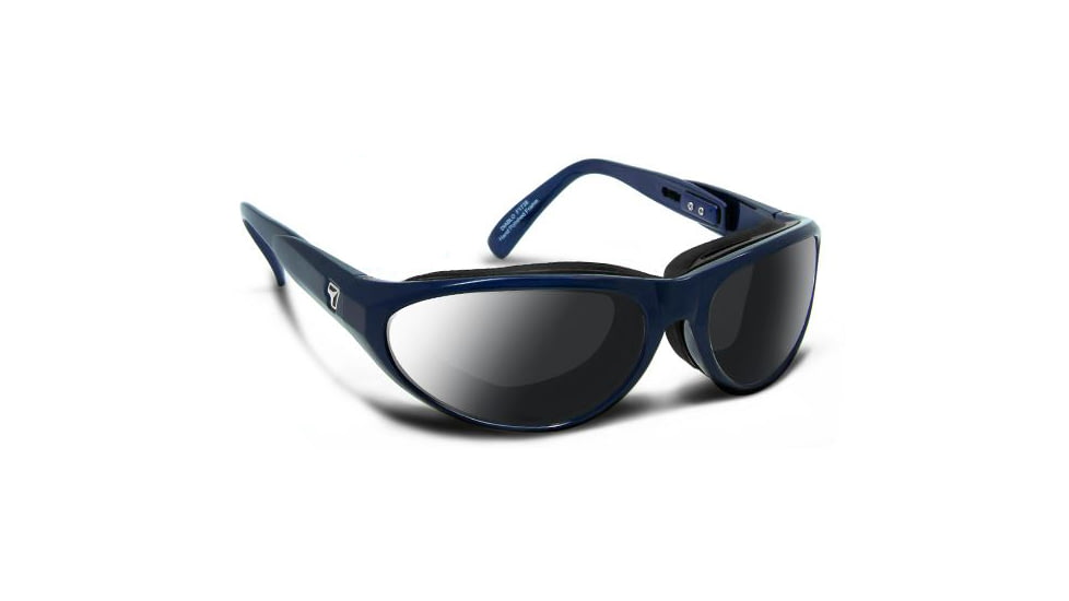 7 Eye Diablo Sunglasses, DARKshift Extra Dark Photochromic Lens, Sinister Blue Frame, M-L 170416