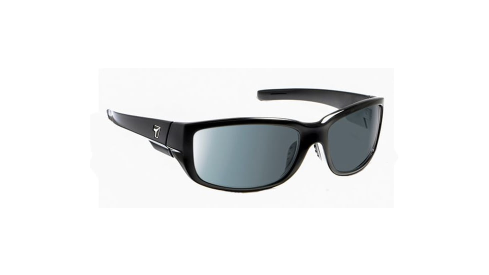 7 Eye Dillon Active Sunglasses,Glossy Black Frame,Photochromic Day Night Eclypse Lens,S-L 860517