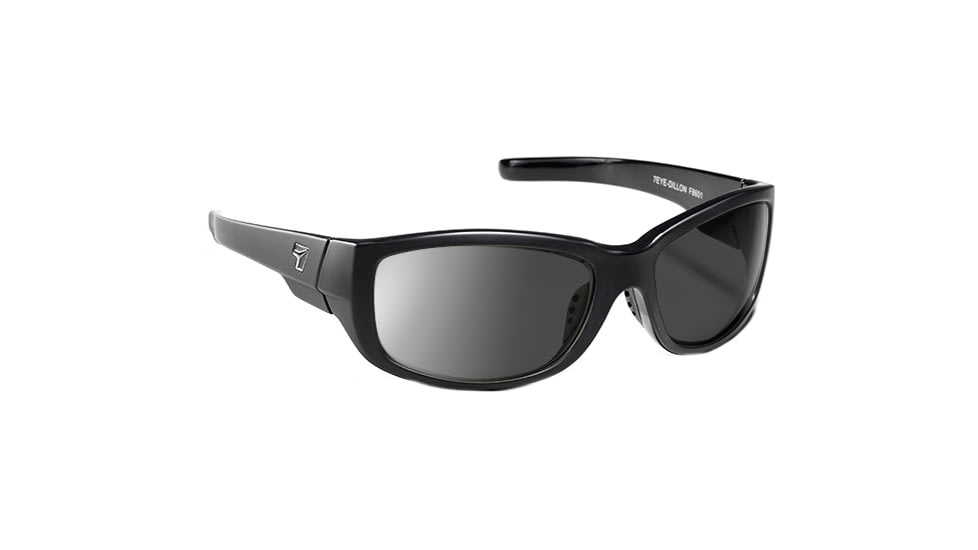 7 Eye Dillon Casual Street Sunglasses, Matte Black, SharpView Polarized Gray PC Lenses 860153