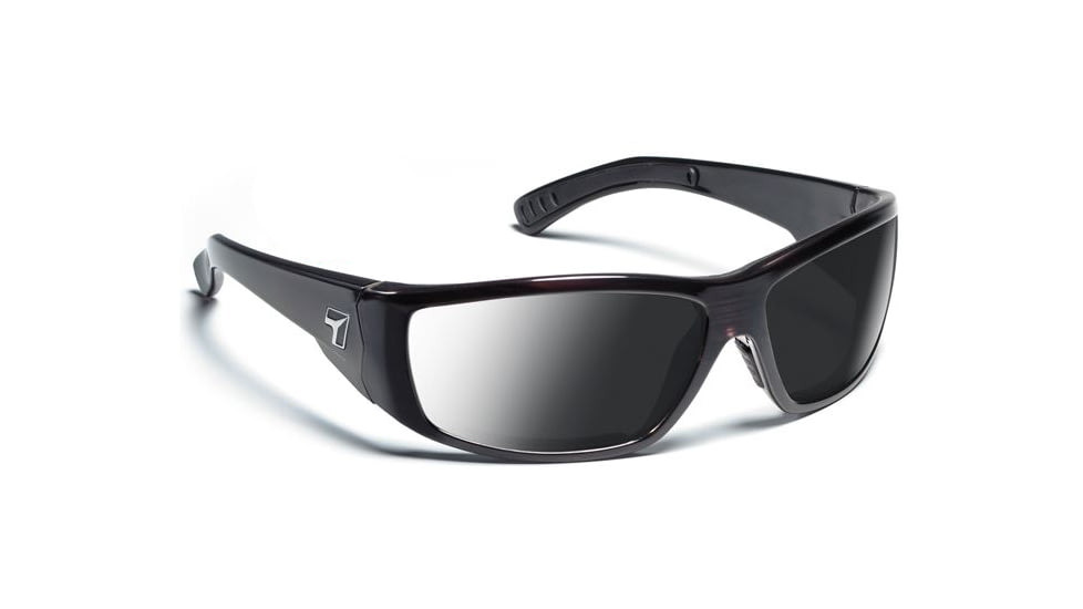 7 Eye Men's Maestro Sunglasses, DARKshift Extra Dark Photochromic Lens, Mahogany Frame, M-L 595216