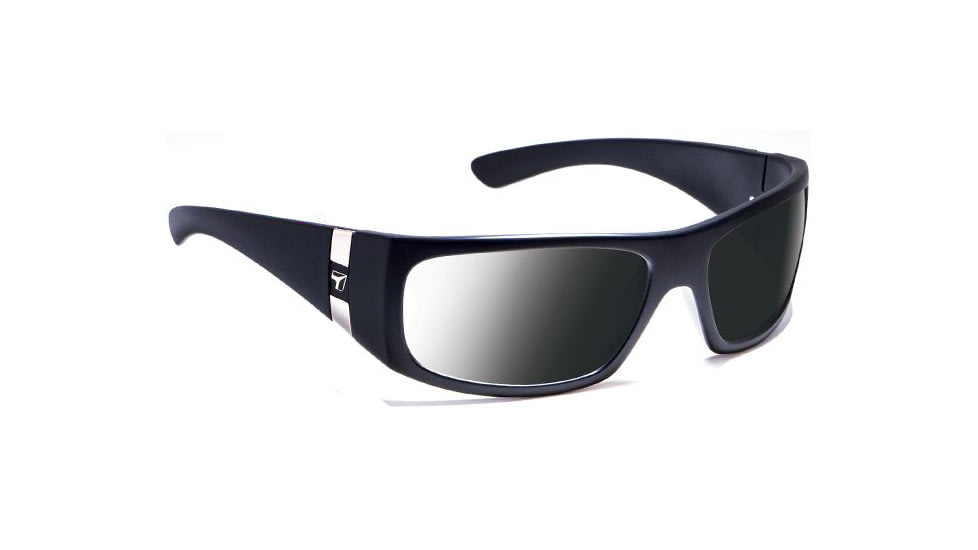 7 Eye Men's Shaka Sunglasses, DARKshift Extra Dark Photochromic Lens, Matte Black Frame, M-XL 780116