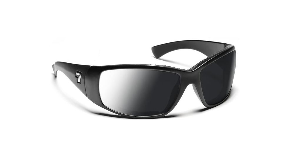 7 Eye Men's Taku Sunglasses, DARKshift Extra Dark Photochromic Lens, Matte Black Frame, M-XL 570116
