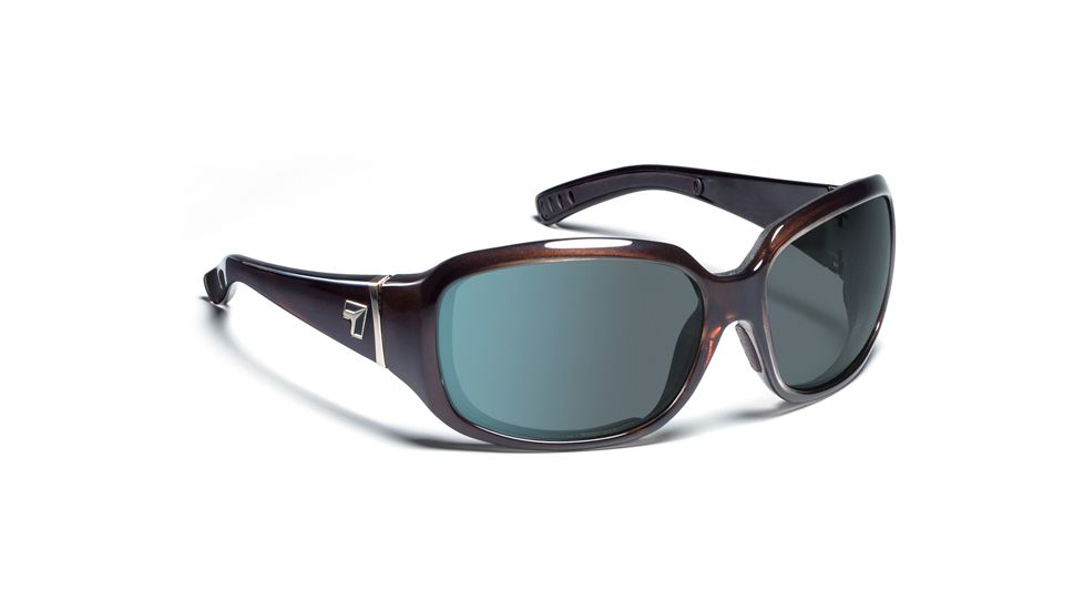 7 Eye Mistral AirDam Womens Sunglasses, Crystal Chocolate Frame, 24 7 Gray NXT Lens 583417