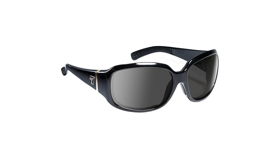 7 Eye Mistral Airdam Womens Sunglasses Glossy Black Frame Coloramp Copper Nxt Lens 580521