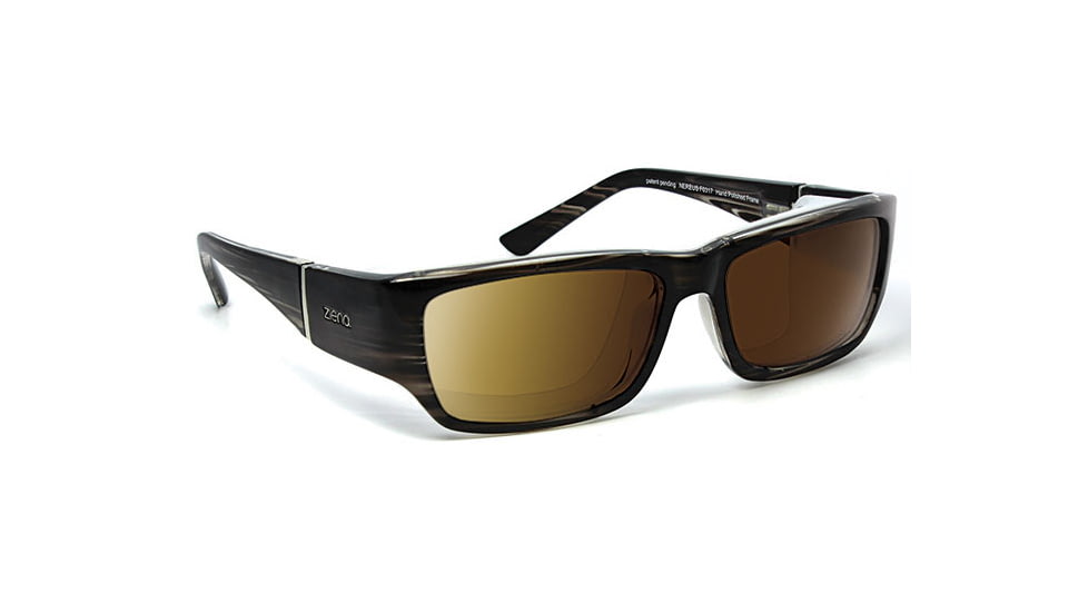 Nereus/ SharpView Polarized Copper, Veneer Frame Unisex Sunglasses, S-M