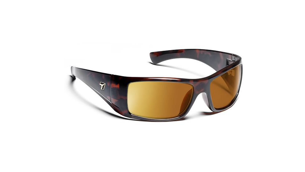 7 Eye Shaun Dark Tortoise Polarized Copper NXT Sunglasses 810657
