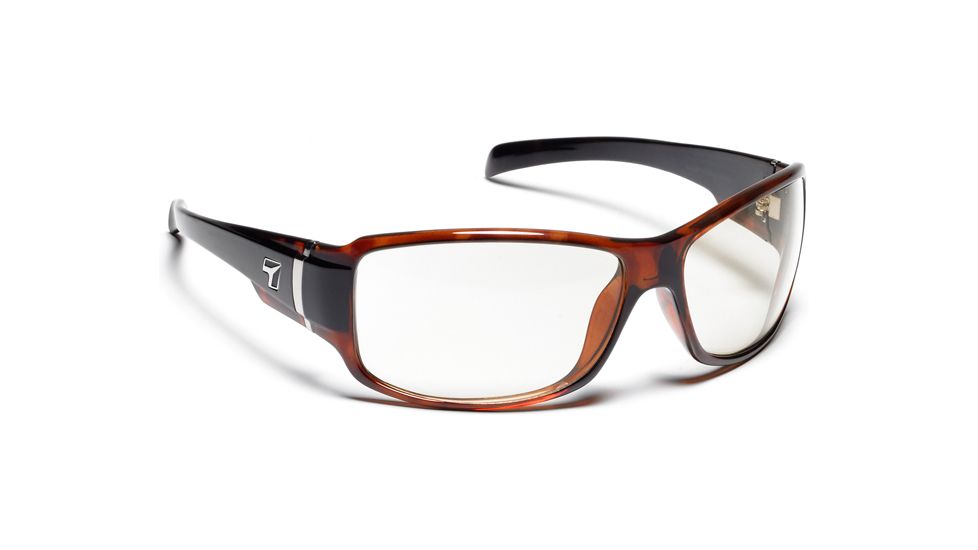 7 Eye Signature Series Cody Sunglasses,SharpView Clear Lens,Black Tortoise Frame,S-L 425540