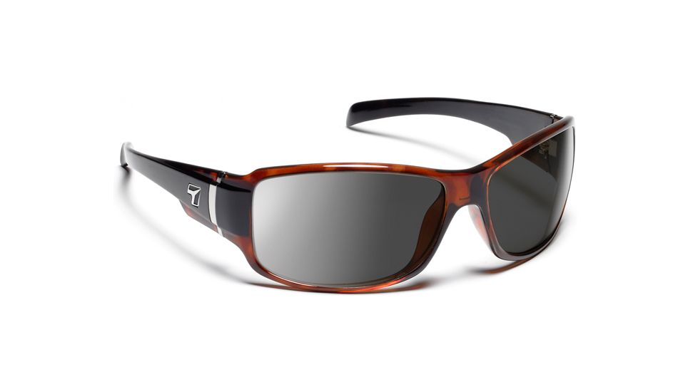 7 Eye Signature Series Cody Sunglasses,SharpView Gray Lens, Black Tortoise Frame,S-L, 425541
