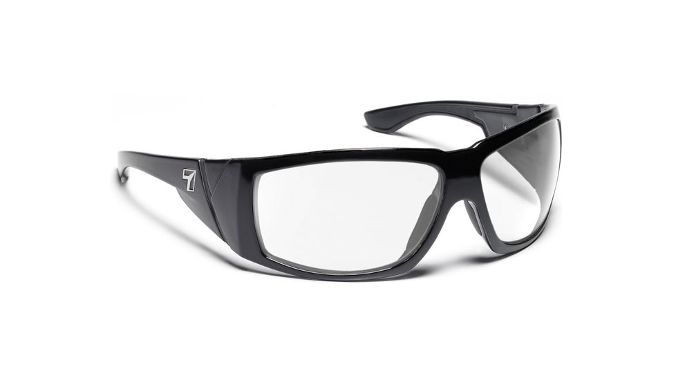 7 Eye Jordan Progressive Prescription Sunglasses, Glossy Black Frame, 900540PR